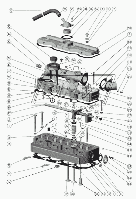 Клапаны и толкатели клапанов